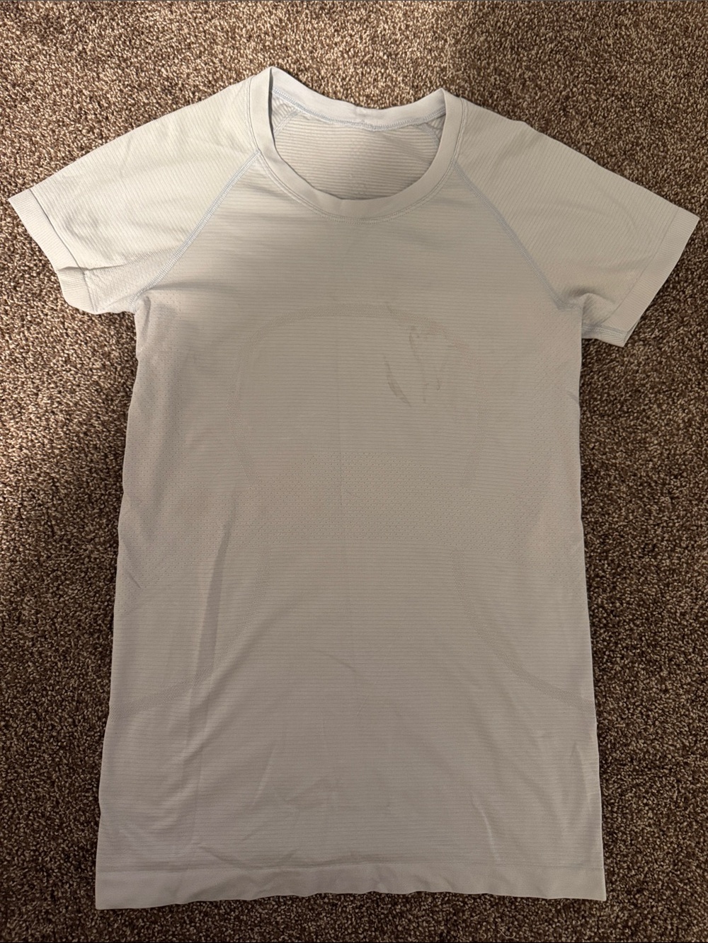 lululemon athletica Light Gray Short-Sleeve Crew Tee
